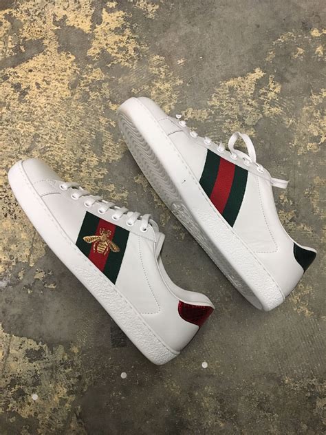 gucci shoes black bee|original gucci bee sneakers.